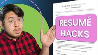 Resume Hacks: Stand Out with These Easy Tips!