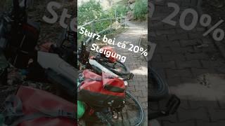 Radreise quer durch Deutschland, Sturz, Unstrut, Saale #shorts #solo #radreise #ebike