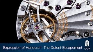 Expression of Handcraft: The Detent Escapement