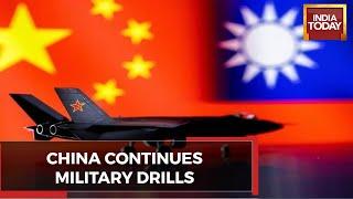 China Vs Taiwan : 12 Chinese Aircrafts & 5 Naval Ships Crossed Taiwan Strait Median Line