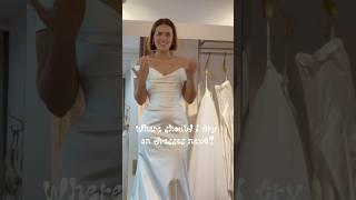 Trying on wedding dresses at Vivienne Westwood  #viviennewestwood #weddingdress #bridetok