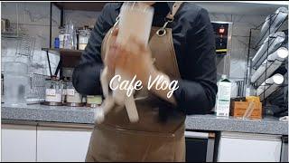 Eng) 커피마마 카페 브이로그 ️휘핑크림 만들기, 탄산수 만들기 | whipping cream, carbonated water(cafe vlog)