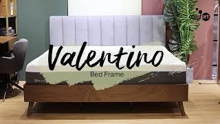 Valentino Bed Frame (with Princeton Chair & Tyson Collection)