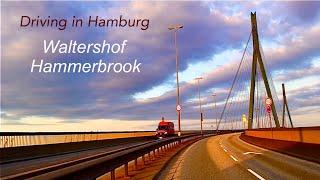 Driving in Hamburg *[Waltershof ️ Hammerbrook]**[4K]*