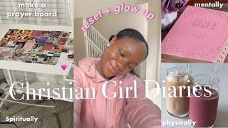 PREP WITH ME FOR 2024 | christian vision board, goal setting, reset + cleaning 