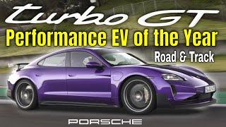 2025 Porsche Taycan Turbo GT wins Road & Track Performance EV of the Year