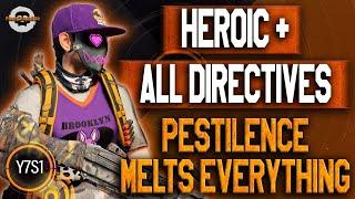 UNOPTIMIZED, NO EXPERTISE! 150 rounds in the PESTILENCE MELTS! Y7S1! Division 2 #thedivision2 #pve