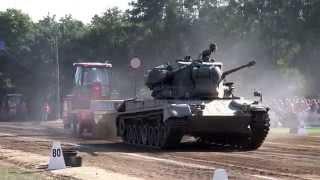 Gepard tank, Panzer @ Tractor Pulling Fursten Forest Fürstenau 2015