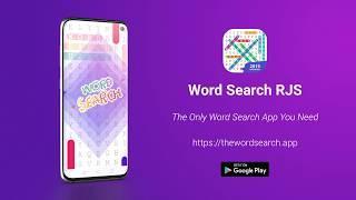 Word Search Puzzle Game - RJS (Android + iOS app), Intro Video