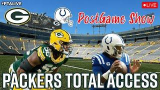 LIVE Green Bay Packers Indianapolis Colts Postgame Show | Packers Total Access | #GoPackGo