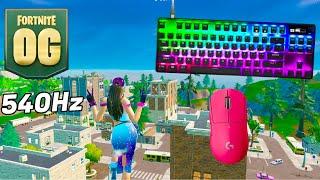 SteelSeries Apex Pro TKL ASMR  Fortnite OG Ranked Reload  Satisfying Keyboard Fortnite 360 FPS 4K