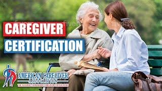 American Caregiver Association: Leading Caregiver Certification Authority