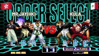 KOF 2002 - Cuando un Top de KOF 98 desafía a un Top Mexicano ⭐ MR.JAY(HK) vs KULA