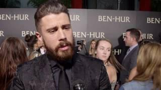 Ben-Hur: Toby Kebbell "Messala Severus" Red Carpet Movie Premiere Interview | ScreenSlam