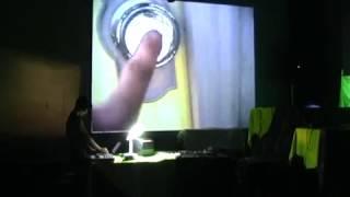 Labo Wonderful Sound and video improvisation by Sandrine Llouquet aka Discocactus and DJ MicMac