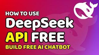 How to Use Deepseek AI API for Free  Build AI ChatBot  (100% FREE!) 