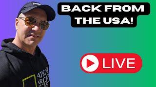 Back From The USA - Live With Gio!