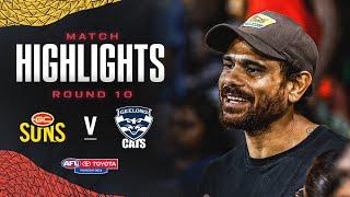 Gold Coast Suns v Geelong Cats Highlights | Round 10, 2024 | AFL