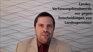 Die Landesverfassungsbeschwerde – Ihr Anwalt für eine Verfassungsbeschwerde