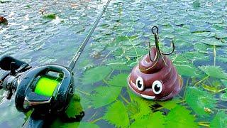 Unbelievable Poop Bass Fishing.