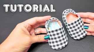 How to Make Baby Shoes with Pattern and Sewing Tutorial | 5 Sizes