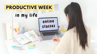 A Week in my Life as an Online Student ‍ productivity, self care and a LOT of assignments! 