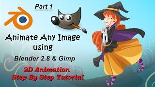 How to animate any image - part 1 [Blender/Gimp tutorial]