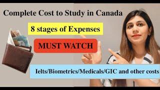 How much it actually cost to study in Canada 2022-23? All Expenses covered in 8 Steps - Must Watch