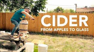 We made cider from 100 pounds of apples