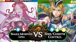 Shuffles Vs Card Draw : Snake Lyka Vs Seer/Christie Control Feature Match Force of Will (TCG)