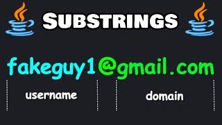 Java substrings are easy! 