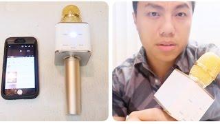 Q7 Bluetooth Microphone UNBOX & REVIEW - Karaoke Mic With Speaker