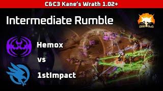 Kane's Wrath: Hemox (R17) vs 1stImpact (GDI) - Intermediate Rumble (1.02+)