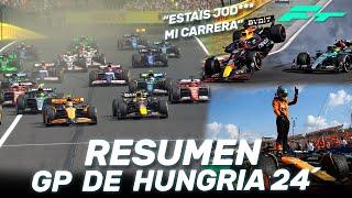 ESCANDALO en la PRIMERA de PIASTRI, MAX ENLOQUECE y REMONTADA de CHECO – RESUMEN GP HUNGRIA F1 2024