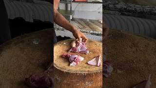 Mutton tash cutting style #meat #muttonnepal #food