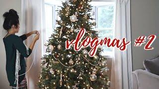 PUTTING UP THE TREE!: VLOGMAS #2 | Stephanie Ledda