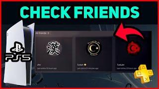 PS5 HOW TO CHECK FRIENDS EASY NEW!