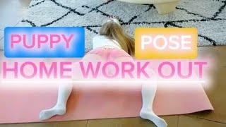 HOME WORKOUT _ PUPPY POSE _ #workout #homeworkout