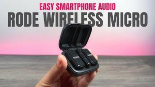 Rode Wireless Micro - Easy To Use Portable Smartphone Wireless Audio