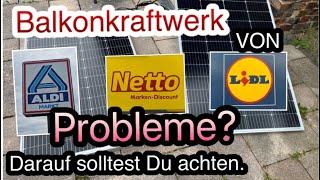 Balkonkraftwerk im Check: Discounter-Special! PV-Anlage von Lidl, Aldi & Netto im Test!