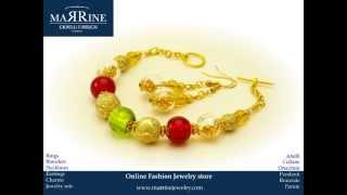 Perfect Valentines gift idea by Marrine Gioielli - murano jewelry set