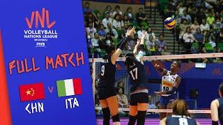 China  Italy - Full Match | Women’s Volleyball Nations League 2019