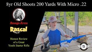 Savage Rascal Review by 8yr Old 200 Yard Shots His Honest Review Fun Times with Family At The Range