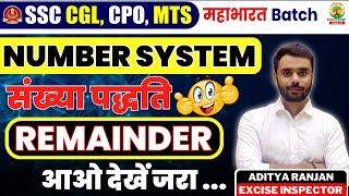 Class 29 | Number System | Remainder Theorem | Mahabharat Batch Maths By Aditya Ranjan Sir