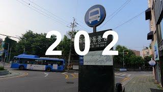 Seoul City bus No. 202 / Huam-dong Terminal- Junghwa Hanshin Apt / Shoot- A7 + - : Up- Tue + Thu- P6