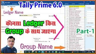 Tally Prime 6.0 EXPERTS Reveal Best Ledger Grouping Techniques | Tally me Ledger ka Group Selection