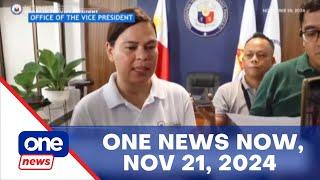 One News Now | VP Sara no comment on existence of Mary Grace Piattos