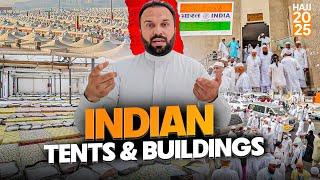 Indian  Hujjaj Karam Tents in Mina, Facilities & Hajj Buildings  for Hajj 2025 