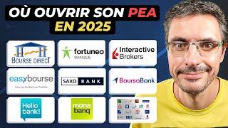 OÙ OUVRIR SON PEA ? Quelle est la MEILLEURE banque/courtier ? Comparatif 2025 