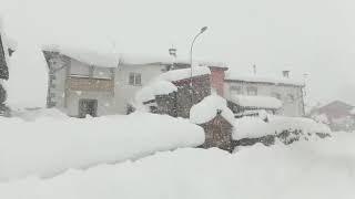 Nevadón en la Montaña Leonesa el primer día de 2021